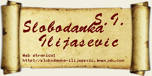 Slobodanka Ilijašević vizit kartica